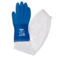 Gant PVCriple couche avec support coton Bleu  65 cm T.8